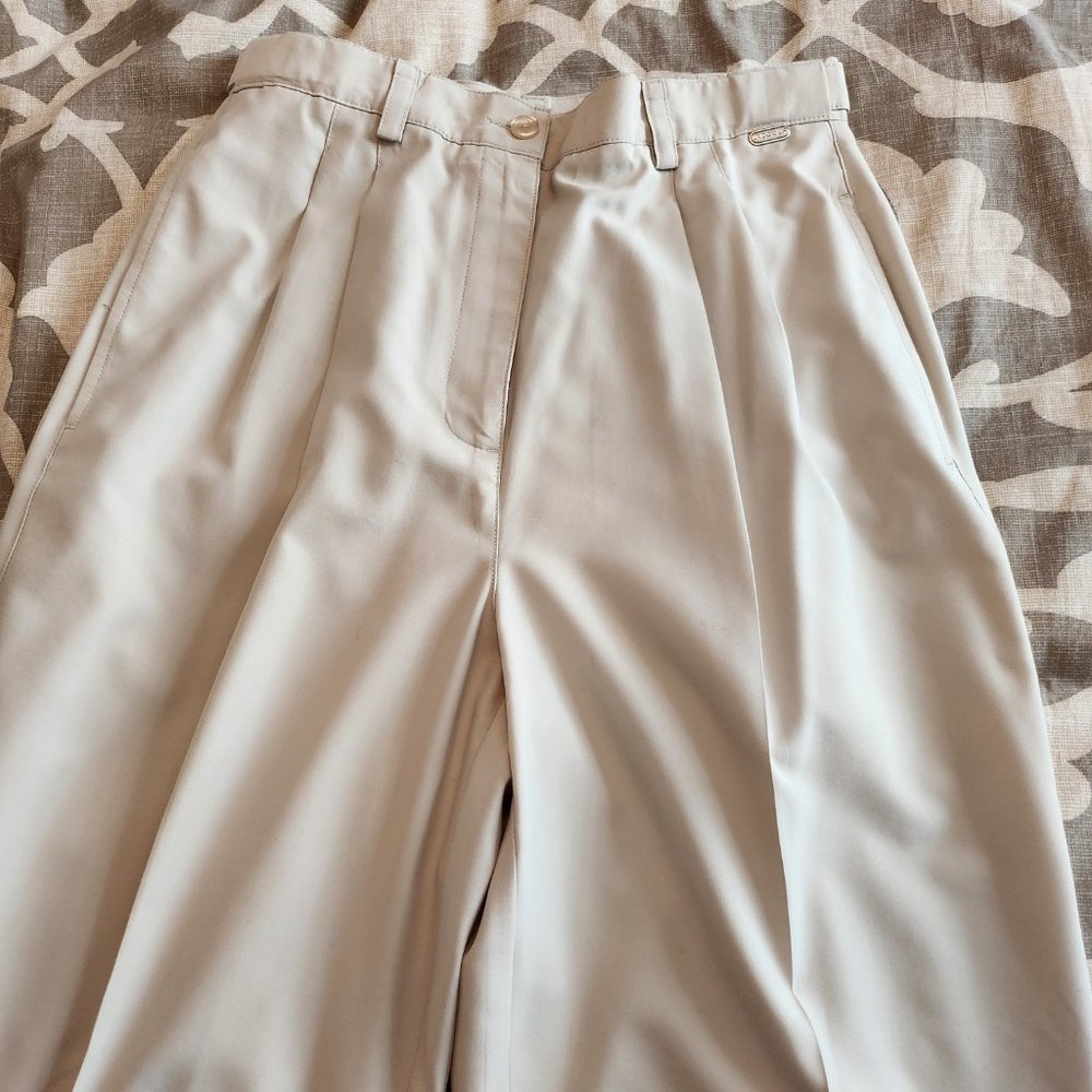 LizGolf by Liz Claiborne Light Stone Slacks Size 8